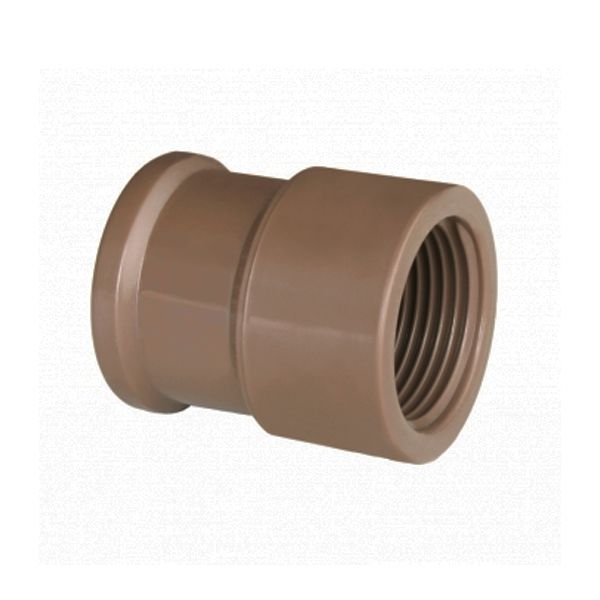 Luva Pvc Marrom LR Soldável Com Rosca 25 x 3/4 Tigre