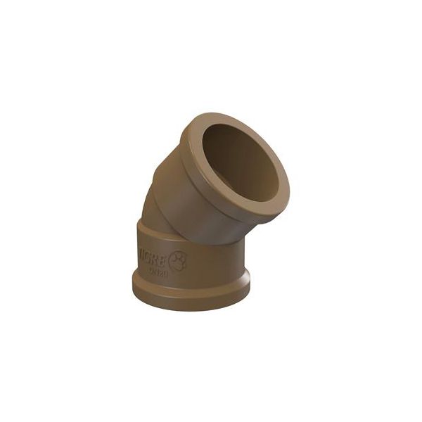 Joelho Pvc Marrom 45º Graus 110mm Tigre