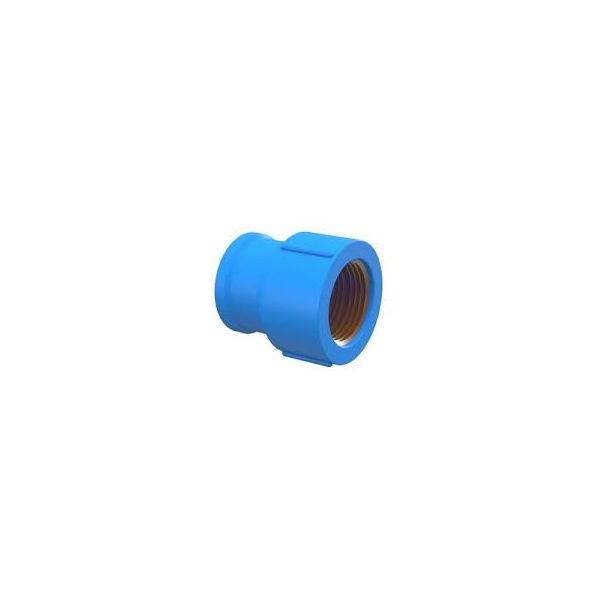 Luva LR Azul com Bucha Latão 25 x 3/4 Tigre