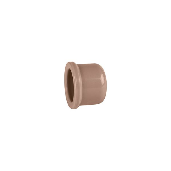 Cap Tampão Soldável Marrom 20mm Plastubos