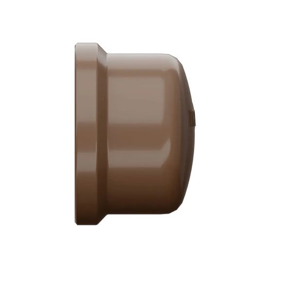 Cap Tampão Soldável Marrom 75mm Tigre