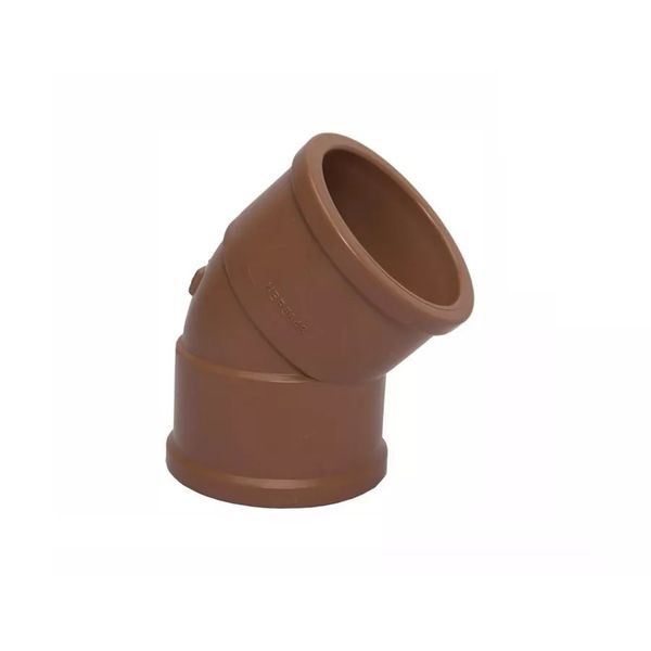 Joelho Pvc Marrom 45º Graus 50mm Plastubos