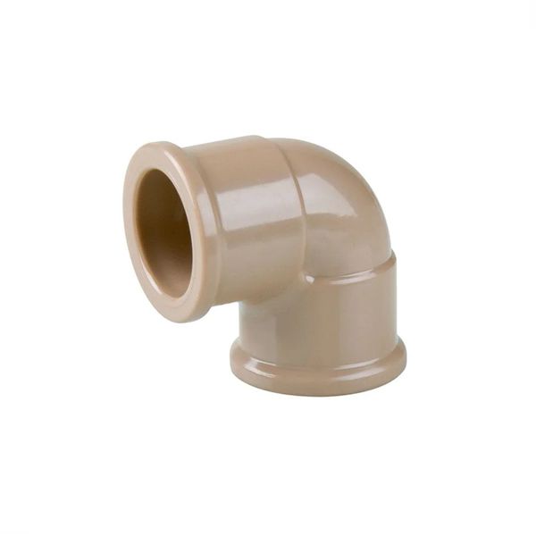 Joelho Pvc Marrom Soldável 90º Graus 25mm Plastubos