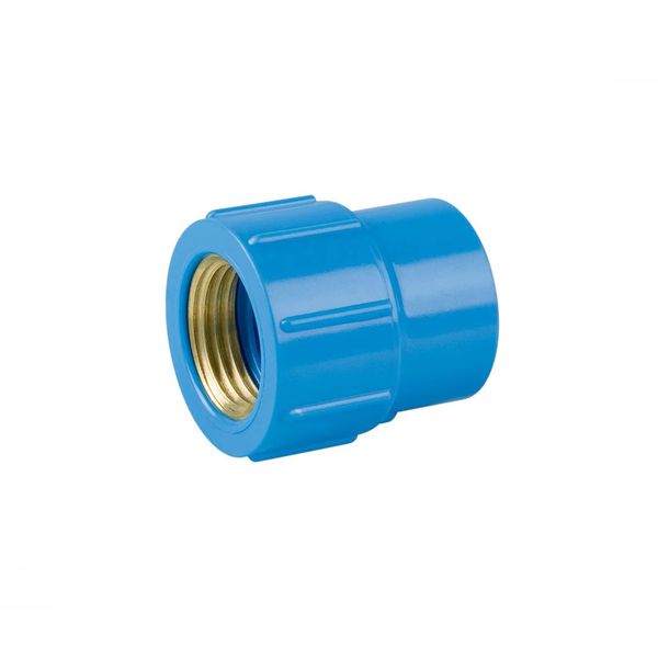 Luva LR Azul Com Bucha Latão 20 x 1/2 Plastubos