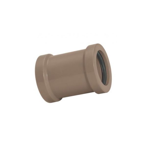 Luva Pvc Marrom De Correr 50mm Plastubos