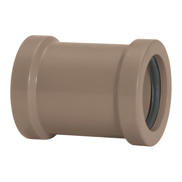 Luva Pvc Marrom De Correr 60mm Plastubos