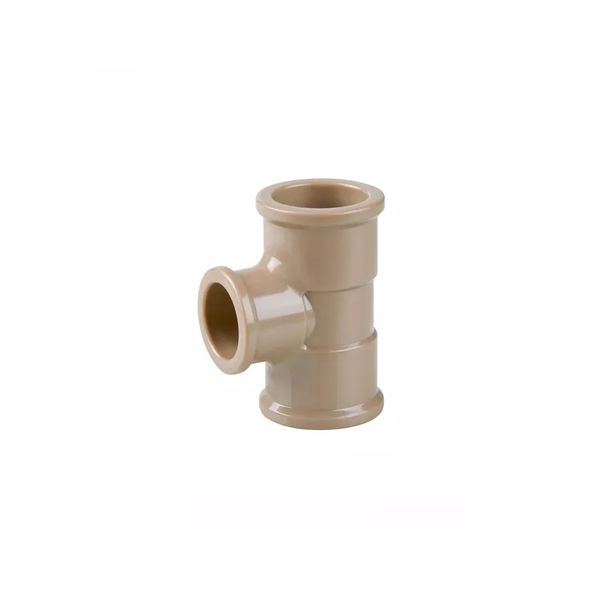 Te Pvc Soldável Com Redução 50 x 25mm Plastubos