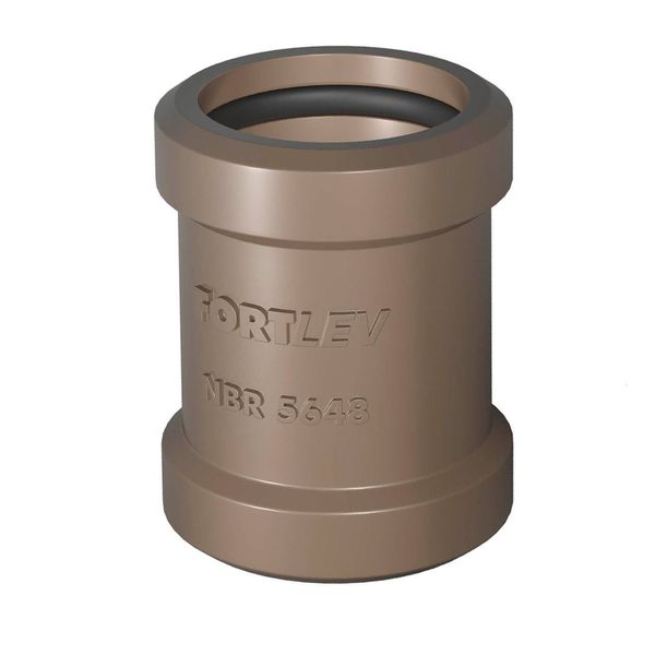 Luva Pvc Marrom de Correr 32mm Fortlev