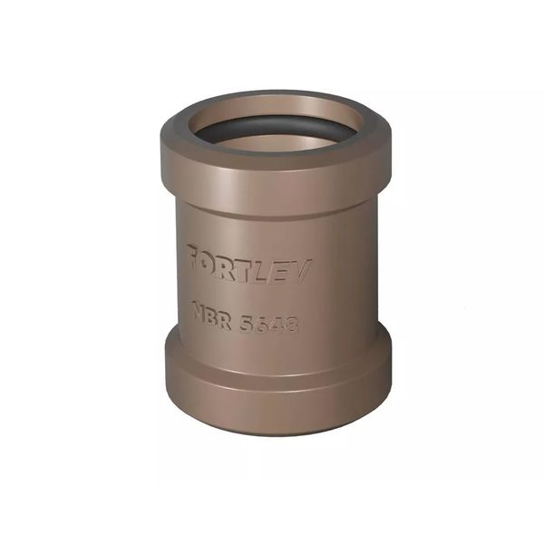 Luva Pvc Marrom de Correr 40mm Fortlev