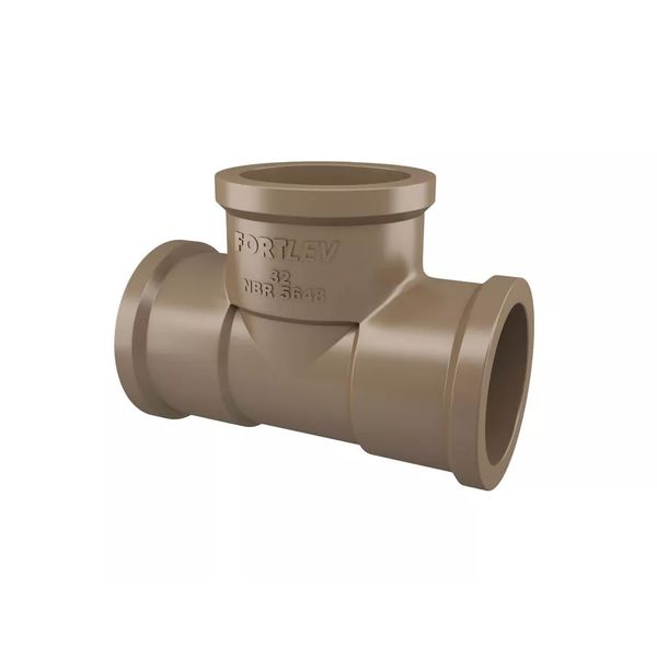 Te Pvc Marrom Soldável 20mm Fortlev
