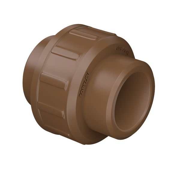 União Pvc Soldável Marrom 25mm Fortlev