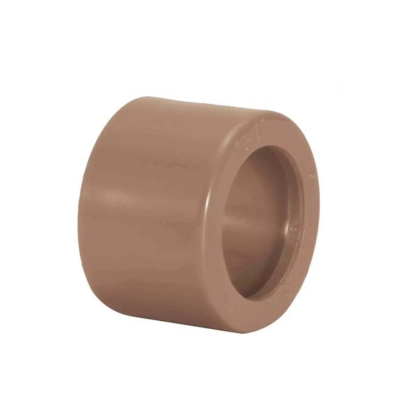 Bucha de Redução Soldável Curta Marrom 75 x 60mm Amanco