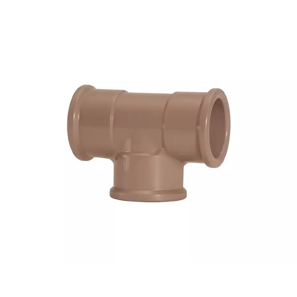 Te Pvc Marrom Soldável 85mm Amanco