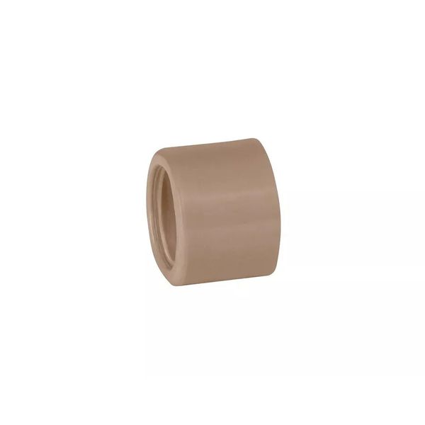 Bucha De Redução Soldável Curta Marrom 50 x 40mm Plastubos