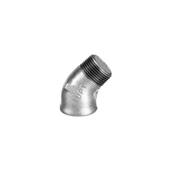 Cotovelo 45° Macho Fêmea Galvanizado 1/2'' Tupy