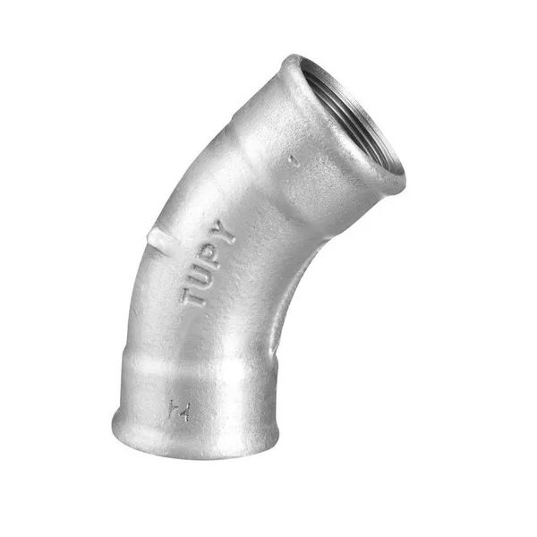 Curva 45° Galvanizada Fêmea 3/4 - Tupy