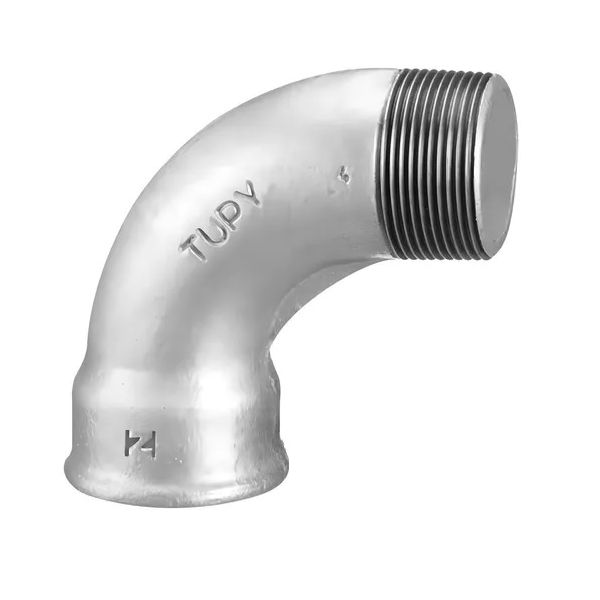 Curva 90° Galvanizada Macho Fêmea 1/2'' Tupy