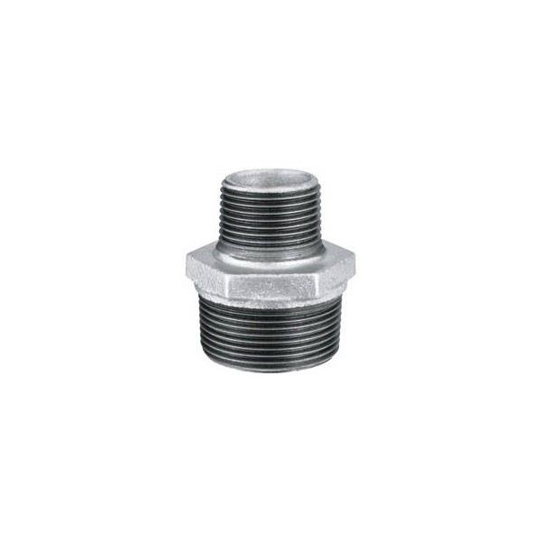 Niple Duplo 1/2 x 3/8” BSP Galvanizada Tupy