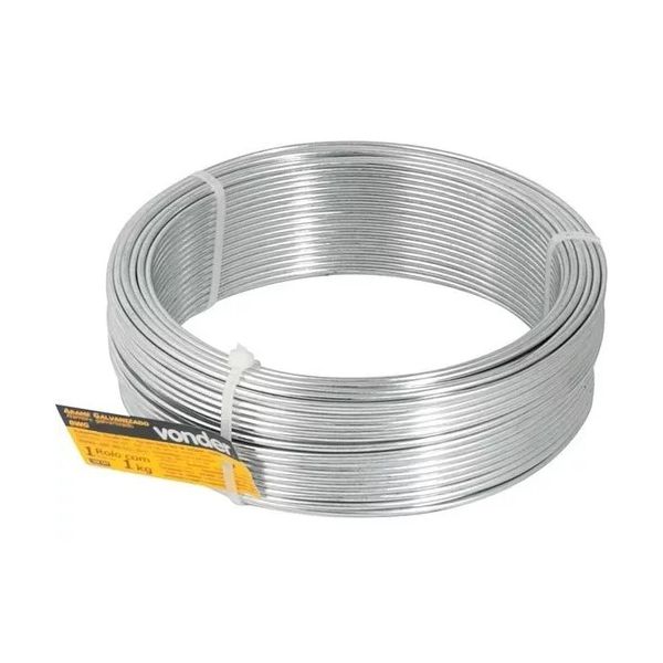 Arame Galvanizado 1kg BWG18 1,24 mm Vonder 7491018000