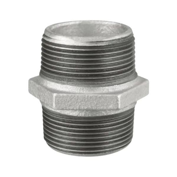 Niple Duplo 6” BSP Galvanizada Tupy