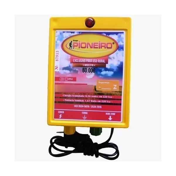  Eletrificador De Cerca Rural 60 Km 220v Marcal