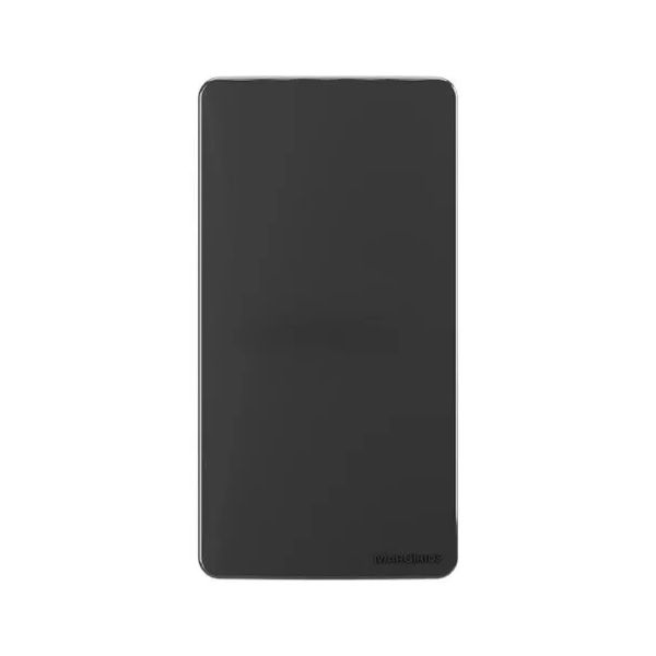 Placa Suporte Sleek Condulete 1 pol Cega Preta Margirius 21849