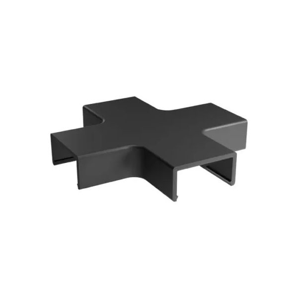 Cruzeta Para canaleta 20×10mm Preta C/ 2pçs Margirius 21891