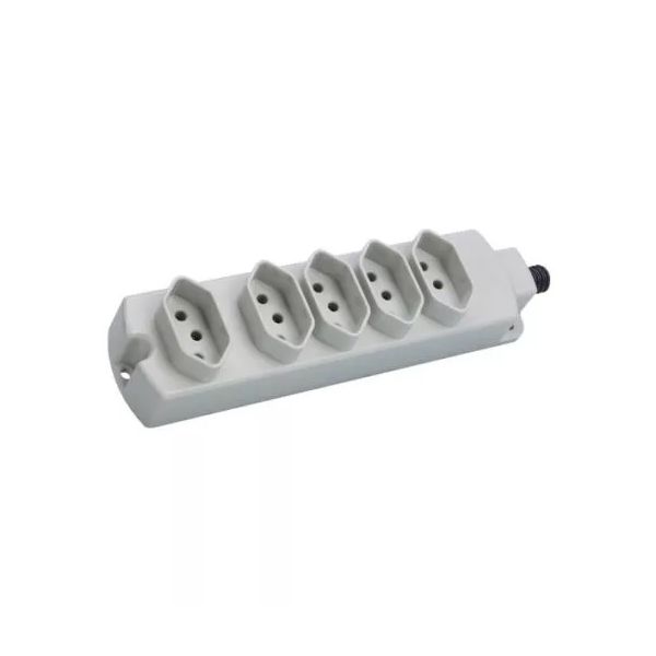 Régua de Tomadas 2P+T 10A 5 postos Margirius 13789