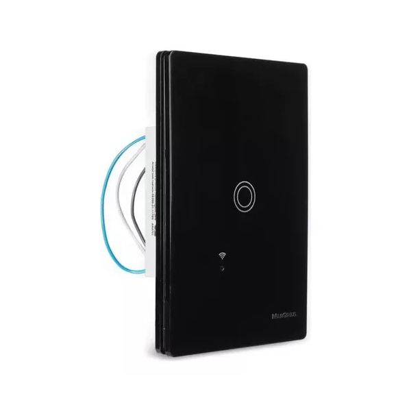 Interruptor Inteligente Touch 1 Tecla Bivolt Ebony Margirius 22094