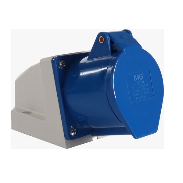 Tomada Industrial Sobrepor 32A 3P+T Azul Margirius 21606