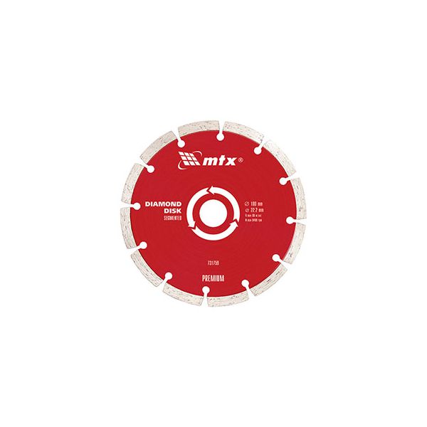 Disco De Corte Diamantado Segmentado 230 X 22,2mm Ref-731779 Mtx 