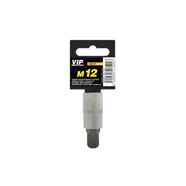 Soquete Multidentado 1/2 x M12 Vip 904596