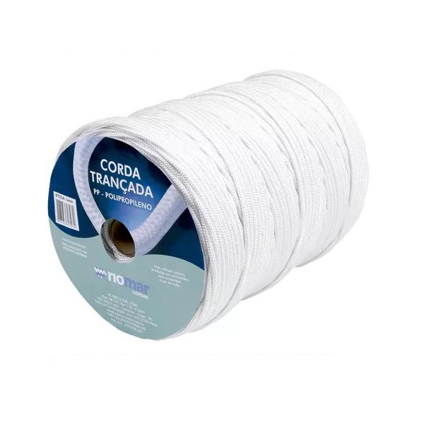 Corda Branca PP 8mm X 100m 