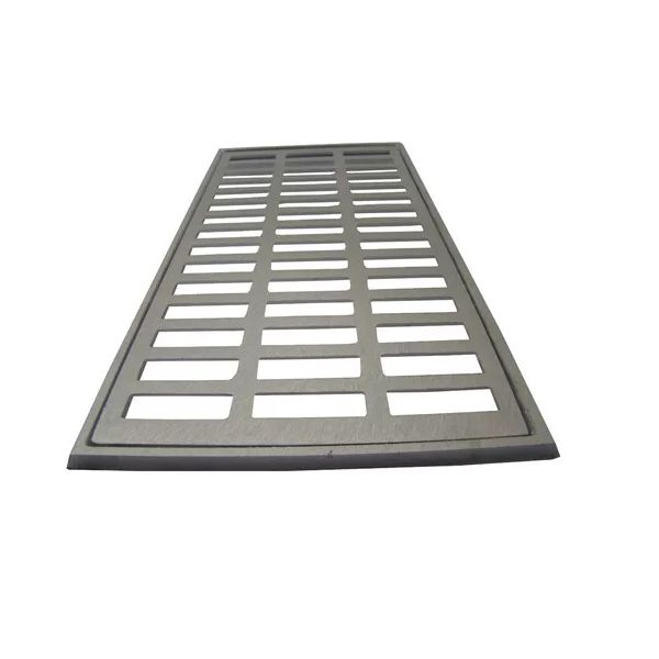 Grelha Ralo Pluvial Linear 20x40cm Alumínio Grelha C/ Suporte