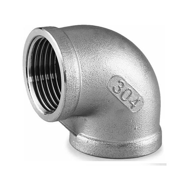Cotovelo 90° Femea X Femea Inox Rosca 1.12'' 