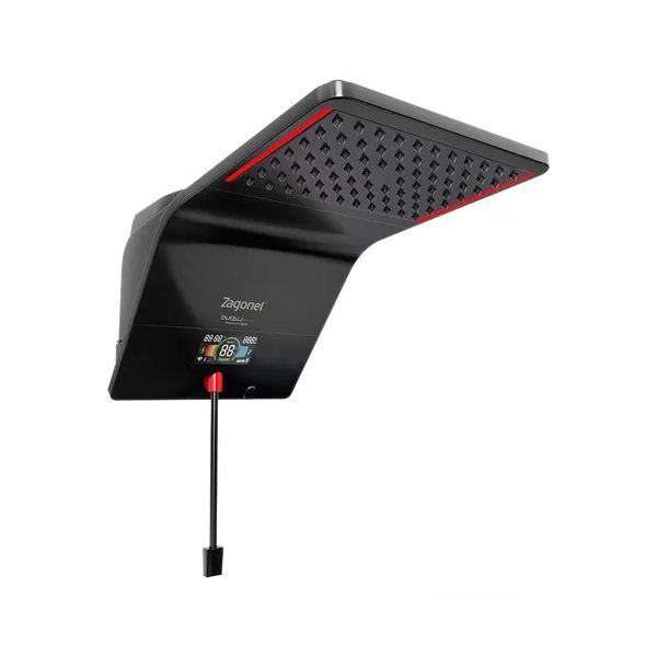 Ducha Chuveiro Eletrônico Zagonel Ducali Premium Preto 220V 7500W