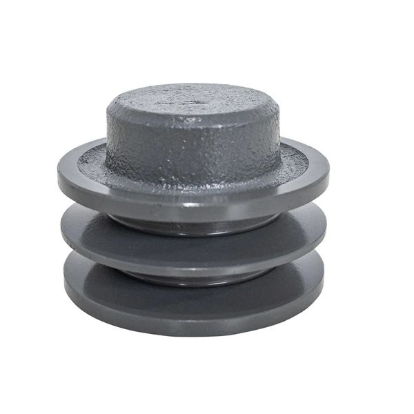 Polia de Ferro Fundido 75mm com 2 Canais A - Mademil