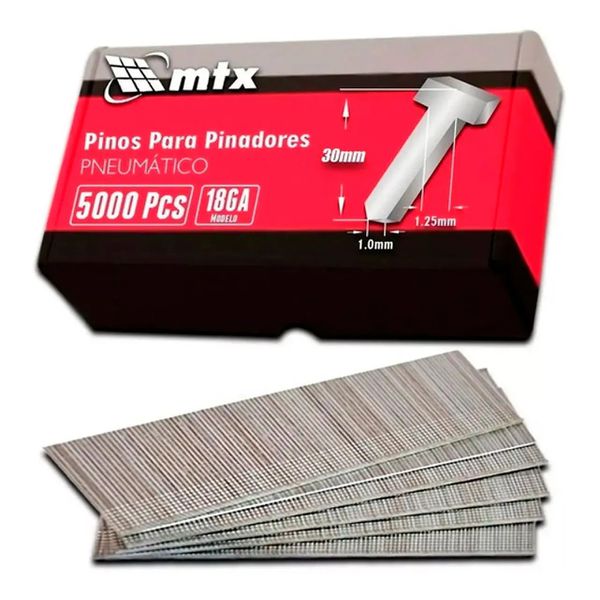 Pino 30mm para Pinador Pneumático com 5000 Unidades MTX 576109