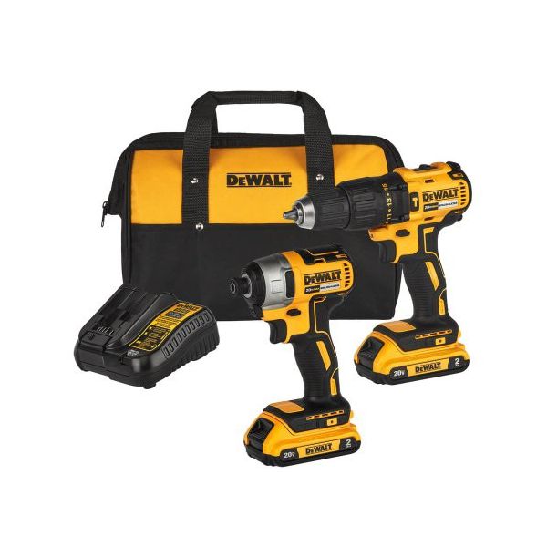 Combo 20V Parafusadeira e Furadeira Impacto DCD7781 e Parafusadeira de Impacto DCF7871 DEWALT DCK276D2