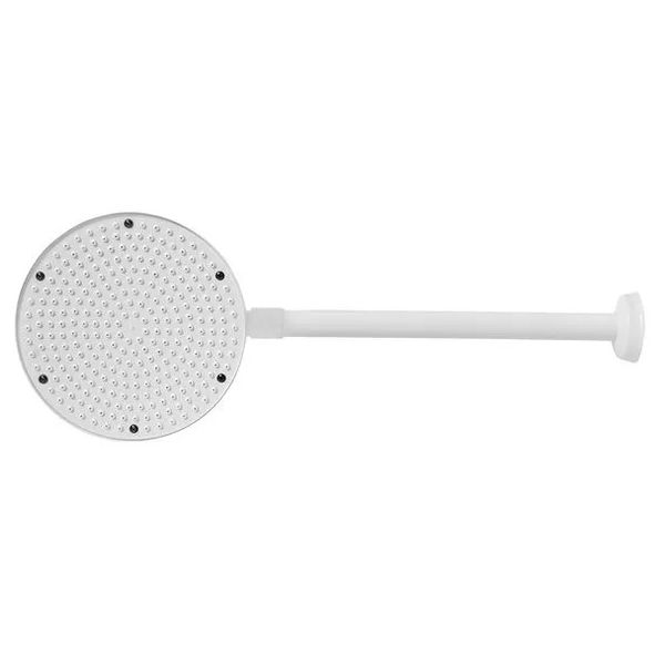Chuveiro Frio Branco com Crivo Removível de 8" e Braço de 30cm Astra