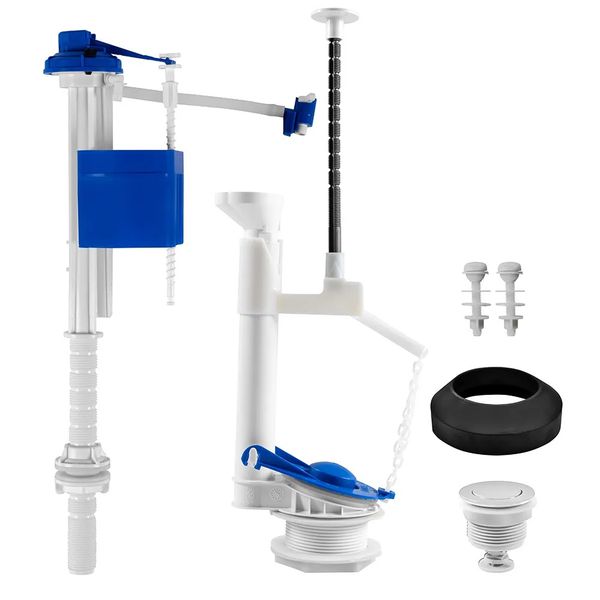 Mecanismo Completo Universal com Entrada Hidráulica e Acionamento Superior com Botão Branco Astra