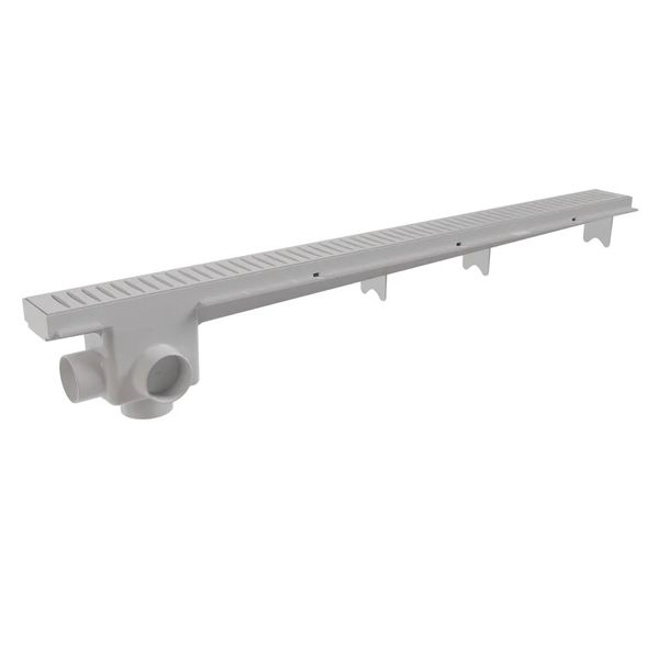Ralo Linear com Tampa Vazada 70 cm Branco Astra
