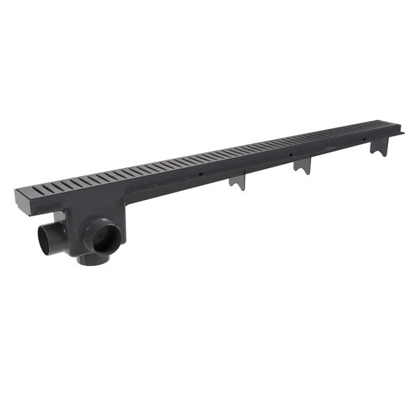 Ralo Linear com Tampa Vazada 70 cm Cinza Astra