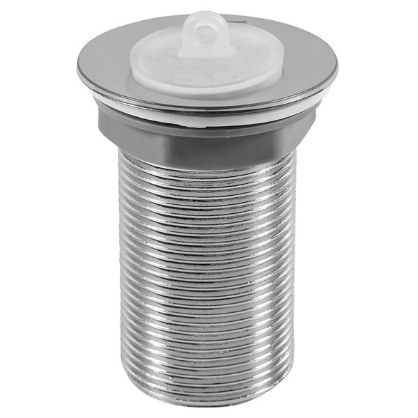 Válvula 1.1/4" Cromada para Tanques e Lavatórios 75mm Astra