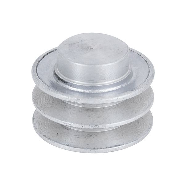Polia de Alumínio 100mm com 2 Canais A Alucal