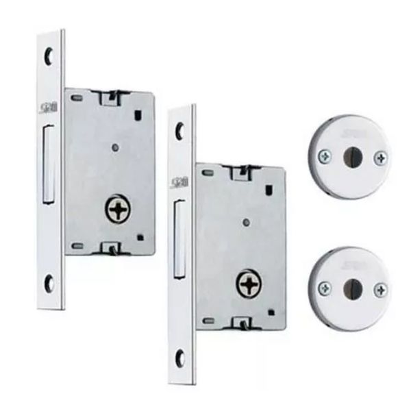 Fechadura Auxiliar 1001 ( Par ) Inox 