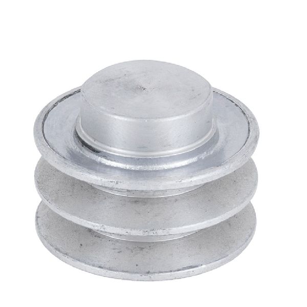 Polia de Alumínio 60mm com 2 Canais A Alucal