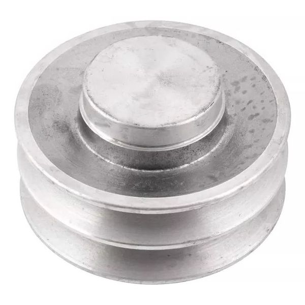 Polia de Alumínio 60mm com 2 Canais B Alucal