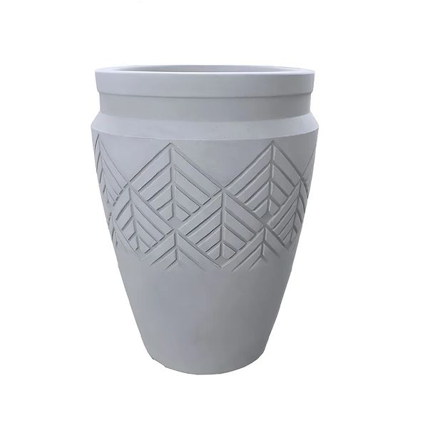 Vaso Tribo Cilindric 32 Cimento Queimado Japi JVTBCQ32