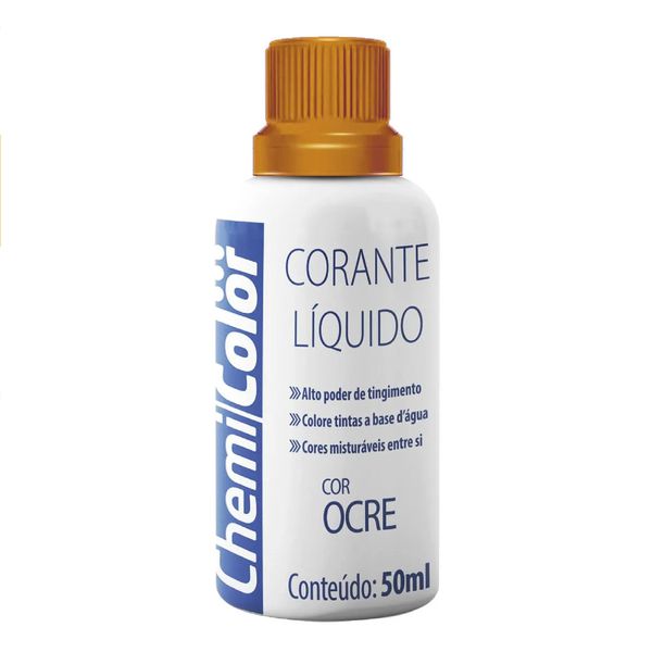 Corante Líquido 50ml Ocre Chemicolor